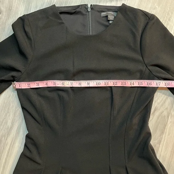 Maggy London Classic Black Midi Dress - Picture 7 of 13